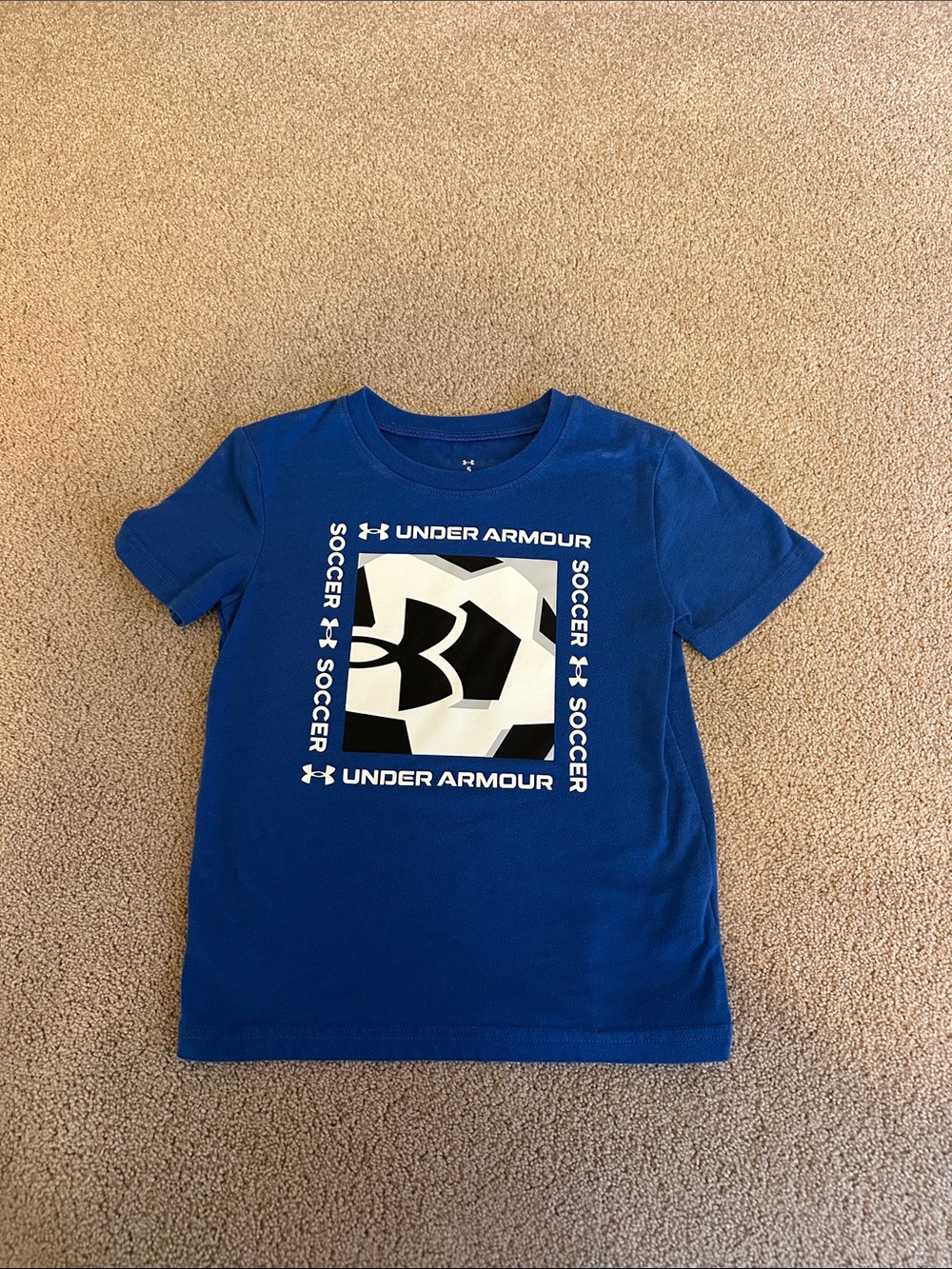 Under Armour Royal Blue Soccer Logo Tee